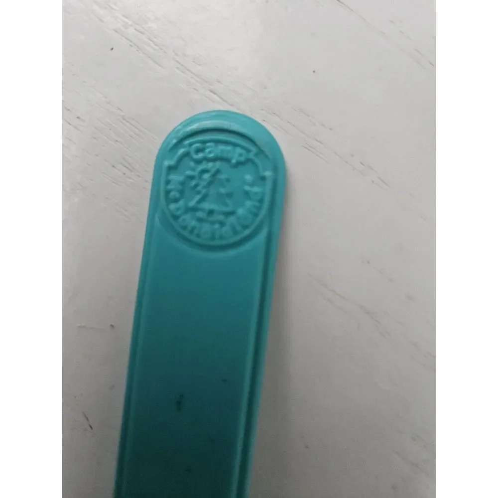 Vintage 1989 McDonalds Camp McDonald Land Fork‎ Knife Spoon Set 3 Pc